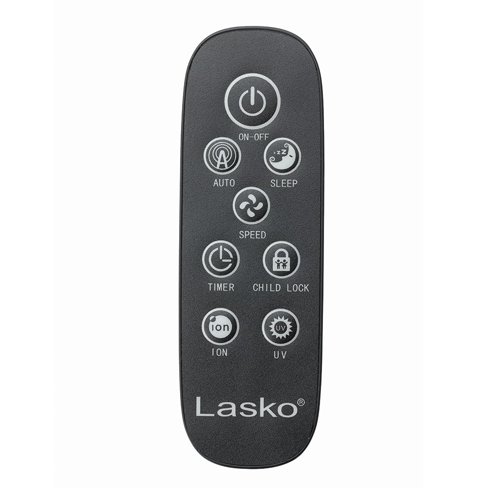 Lasko Pure Platinum HEPA Air Purifier with Remote Control and Auto Clean, Model HF25630