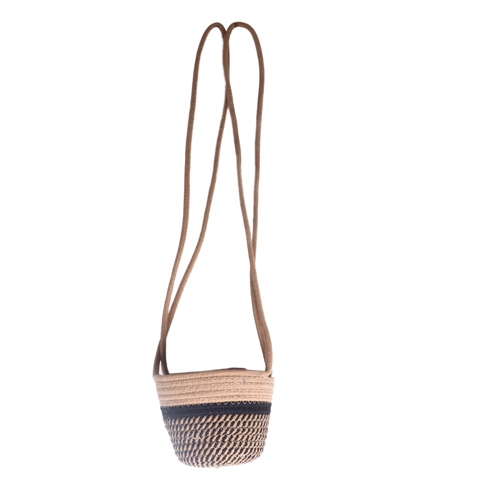 Yumira Hanging Plant Basket, Seagrass Plant Pot, Hand-Woven Flower Pot Holder, Hanging Planter Container Decor, Garden, Outdoor, Indoor