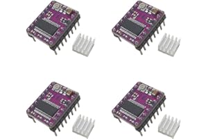 4Pcs DRV8825 Stepper Motor Driver Module with Heat Sink for 3D Printer RepRap 4 RAMPS1.4 StepStick