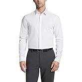Calvin Klein Mens Dress Shirt Non Iron Stretch Slim Fit Formal