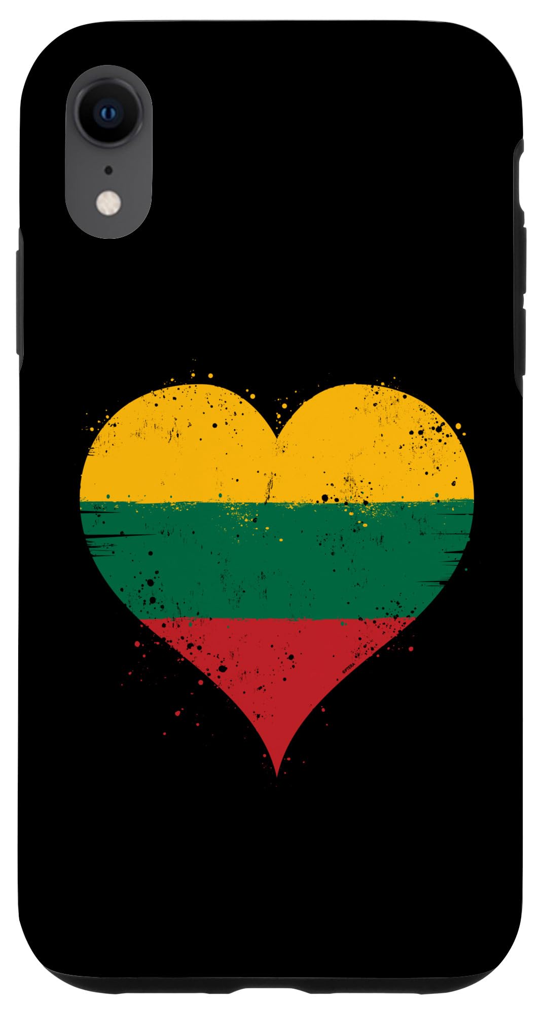 Cool Vintage Lithuania Flag for Proud Lithuanian Expat Pride Case for iPhone XR