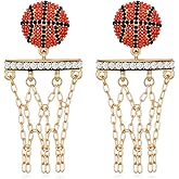 LILIE&WHITE Football Basketball Baseball Dangle Earrings For Women