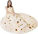 RAINBEAN 71IN Burritos Double Sided Blankets Adult