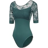 ModLatBal Women's Long Sleeves Leotards for Dance Adult Ballet Leotard for Grils