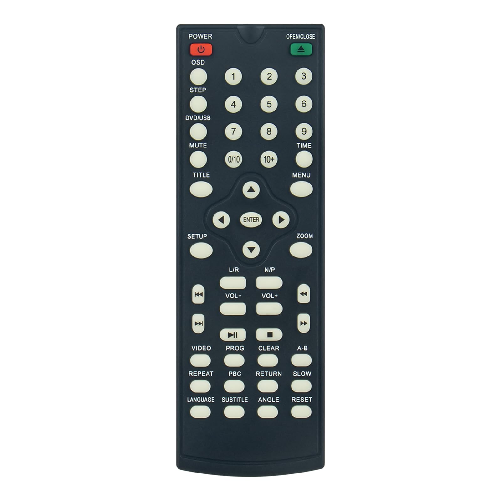 VINABTY Replaced Remote Control Suitable for Majority Scholars DVD CD Player SCH-DVD-BLK UK
