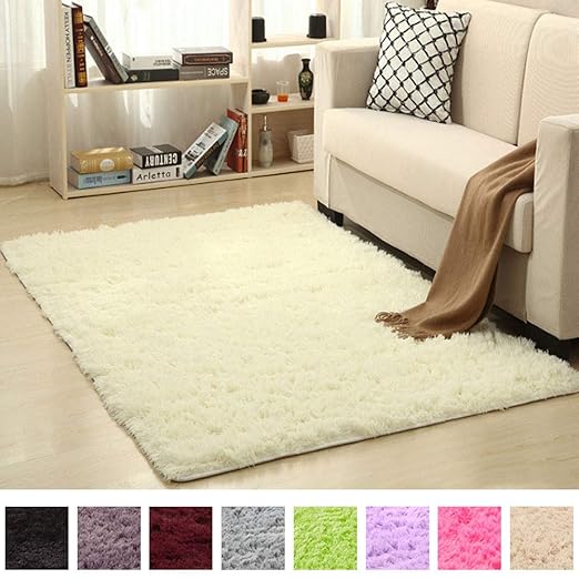 Tappeto A Pelo Lungo Grande Morbido Al Tatto Per Camera