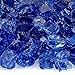 American Fireglass 1/2” Fire Glass | Use in Fireplace, Fire Pits or Bowls | for Natural Gas or Propane Fires | Safe Tempered Glass for Outdoor & Indoor | Cobalt Blue, 10lb Bag
