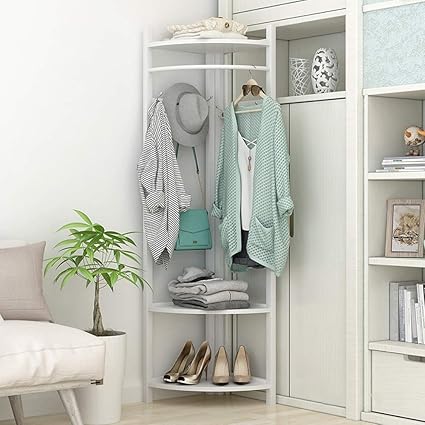Amazon Com Coat Rack Zhirong Multifunction Solid Wood Bedroom