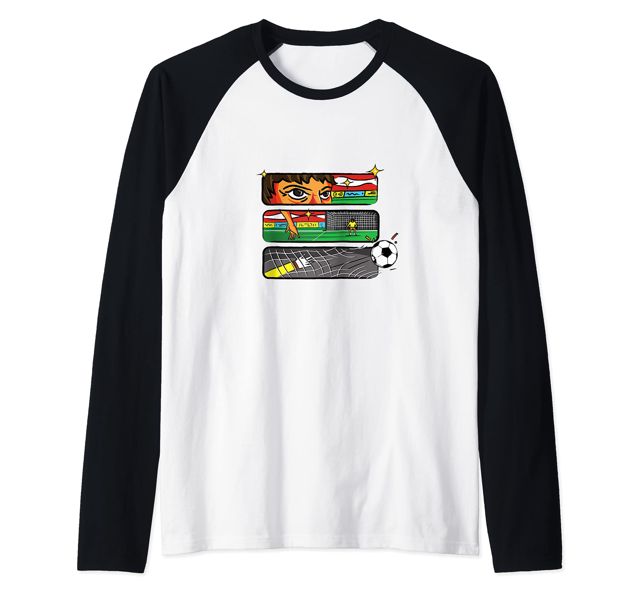 Flag Swiss Raglan Baseball Tee