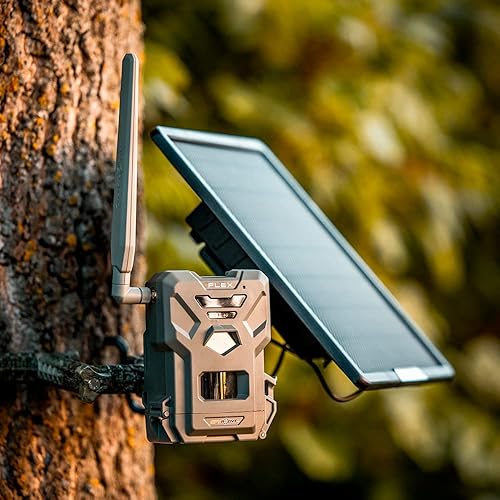 SPYPOINT Solar Panel for Trail Camera with Internal Battery for