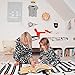 Muyumida Baby Crawl Mat Kids Adventure Rug Floor Mat Street Map Funny Baby Infant Blankets Tapestries Crawling Carpet Kids Rug