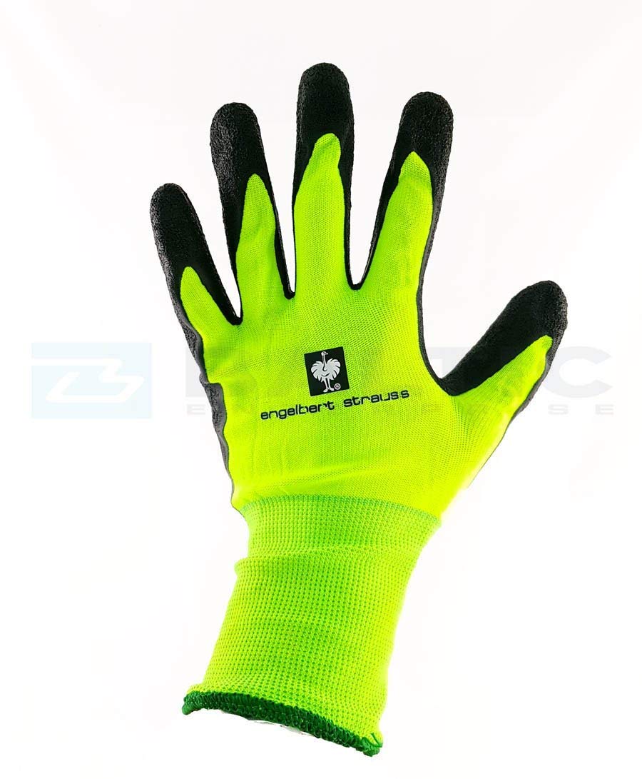 Engelbert Strauss Senso Grip LATEX Knitted Gloves,Multicolor, L