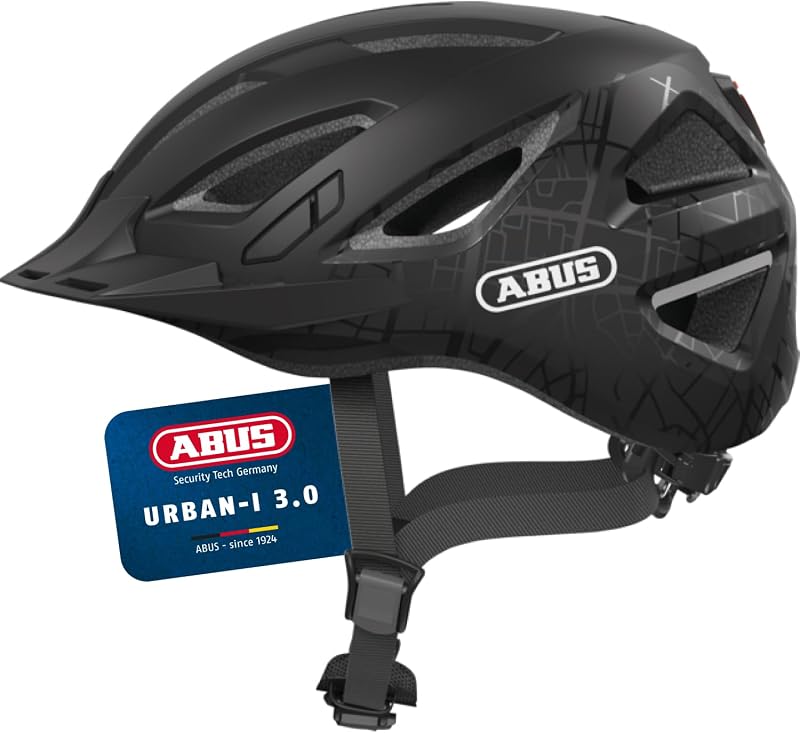 Urban-I 3.0 city helmet - casco da bici con luce posteriore, visiera e chiusura magnetica - per uomini e donne