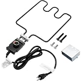 1500 Watt Heating Element Compatible with Masterbuilt Electric Smoker and Grill, with Adjustable Thermostat Cord Controller, Replacement Parts for Masterbuilt Smokers &amp; Turkey Fryers