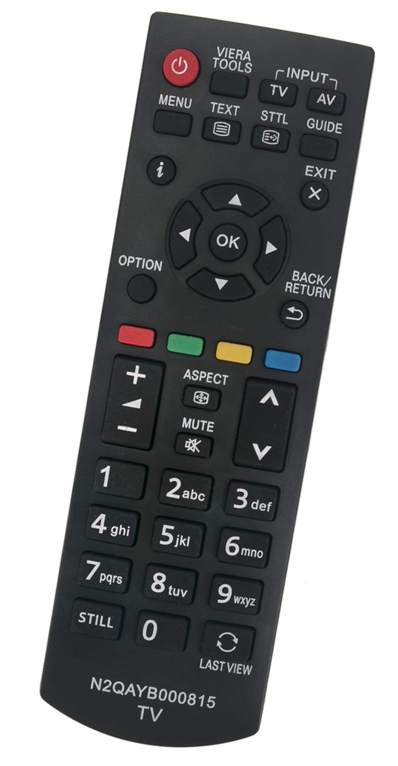 ALLIMITY N2QAYB000815 Remote Control Replacement for Panasonic Viera TV TX-LR50B6 TX-LR32B6 TX-L50EM6E TX-L50B6E TX-L39B6B TX-L32XM6B TX-L32EM6E TX-L32B6ES TX-L32B6BS TX-PR50X60 TX-P50X60