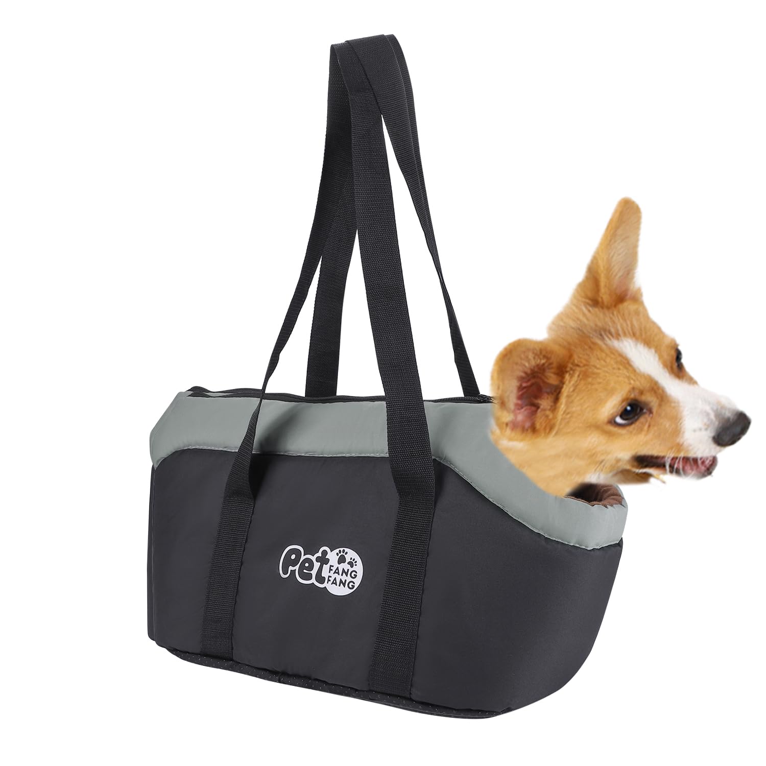 Dog Carrier Handbag Head-Out Portable Small Pet Carrier Dog Carrying Bag Dog Cat Travel Bag Pet Dog Carrier Bag Dog Sling Carrier Soft Winter Warm Pet Tote Bag with Hook for Subway Shopping Hiking