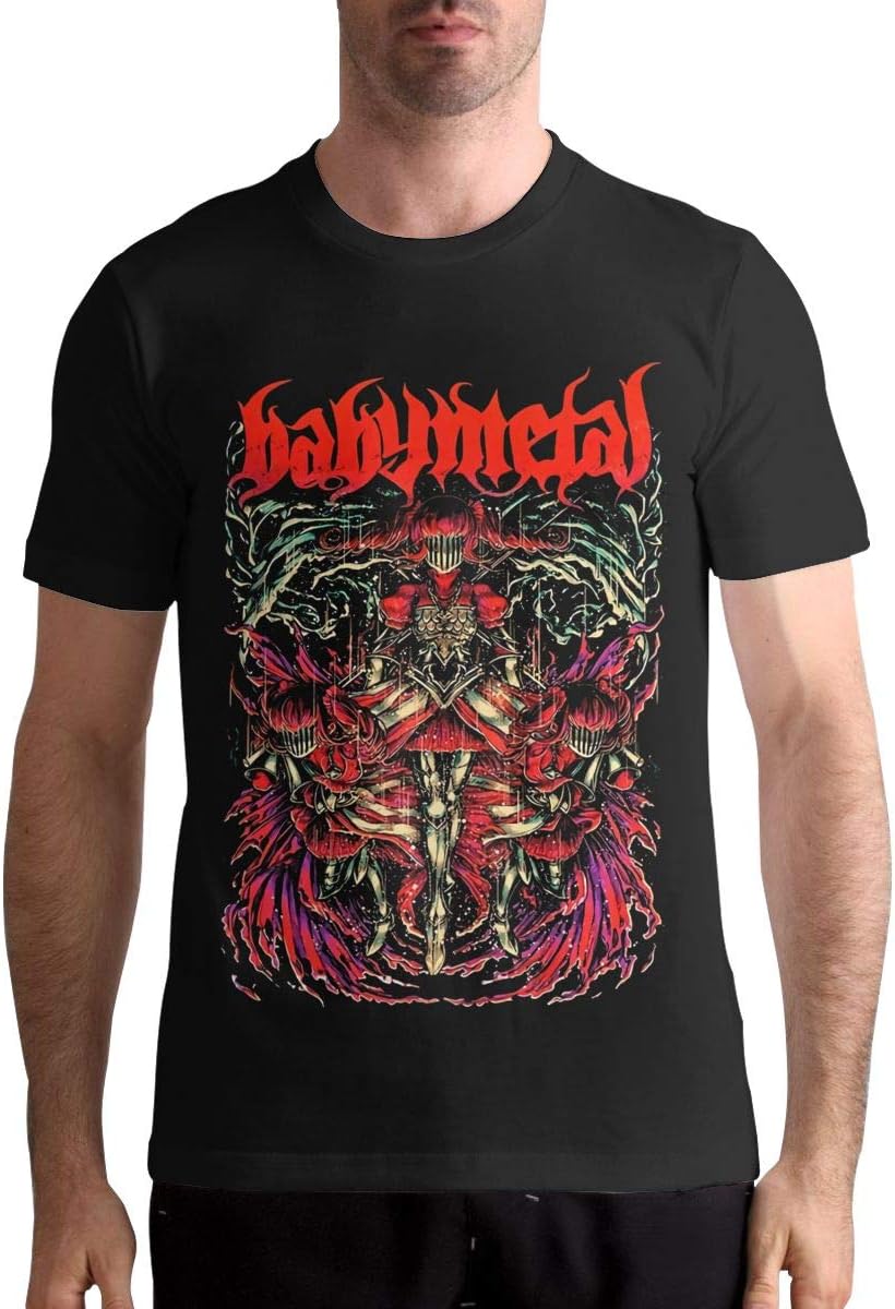 Babymetal T Shirts Men's Tops Short Sleeved Round Neck Cotton Tees