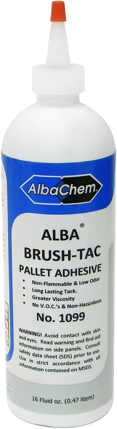 ALBA Brush Tack Pallet Adhesive - 16 oz
