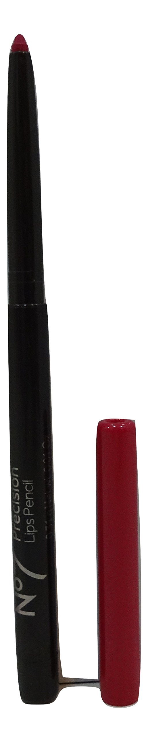 No7 Precision Lips Pencil - retractable lip liner pencil ~ Raspberry