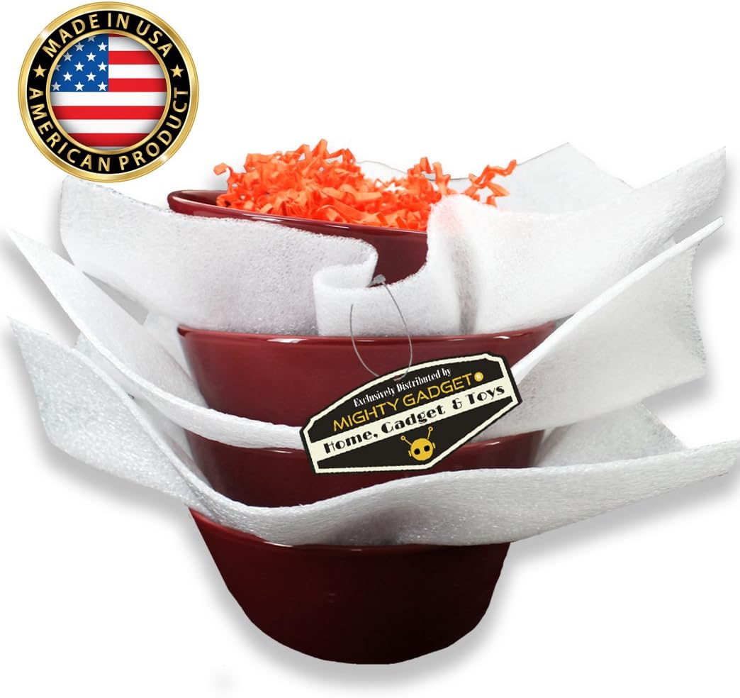 50 Pack Mighty Gadget (R) 12" X 12" X 1/8" Moving Supplies Packing Foam Sheets (White): Office Products