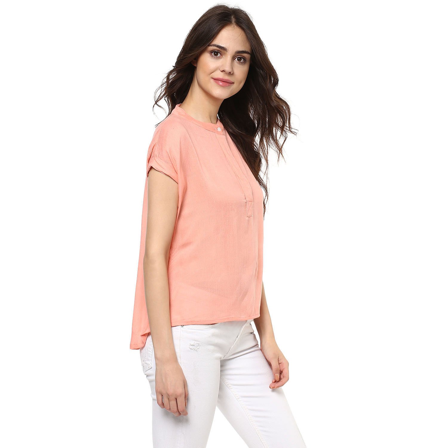 mayra women's silk cotton rayon top (1708t09641)