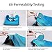 Fitvc Neck Cooling Towel Evaporative Fast Instant Cool Towels Cooling Neck Wrap Ice Towel Scarf Bandana Neck Coolers for Sports Yoga Athletes Gym Fitness (Blue-Gray)