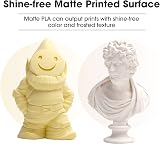 eSUN Upgraded Matte PLA Filament 1.75mm 1kg Deep Black Frosted Texture view 2
