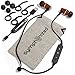 Symphonized XTC Wireless in-Ear Headphones - Bluetooth 5.0, Red, 6-8 Hours Playtime, Wooden Housing, Sports Earbuds with Earhooks, Noise Isolating, Comfortable Fit, Universal Compatibility