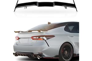 Femibon Rear Spoiler Compatible with Toyota Camry 8th Gen SE XSE LE XLE M4 Style 2018-2025 Rear Trunk Wing ABS Rear Trunk Lip Wing Spoiler(Gloss Black)