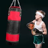 Hwtcjx Kids Boxing Gloves PU 23cm 50mm Thick Wrist Velcro Flame 3-12 view 7