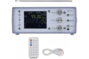 Upgraded Full Band Radio Receiver, FM, AM, LSB, USB Receiver with 2 Speaker Srereo