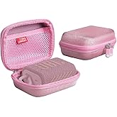 Hermitshell Hard Travel Case for JBL Go 3 / JBL Go 3 Eco Portable Bluetooth Speaker (Pink, Case for JBL GO 3)