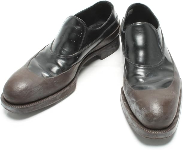 Amazon プラダ 12aw ラバーコーティング バイカラー シューズ メンズ 中古 シューズ バッグ