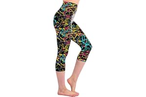 Ipletix Capri Leggings for Women, High Waist Womens Capris Leggings Soft Workout Yoga Pants
