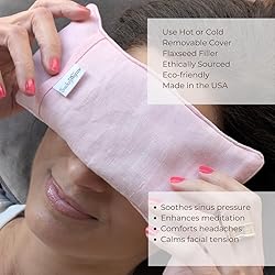 Sacksy Thyme Organic Linen Eye Pillow - Lavender