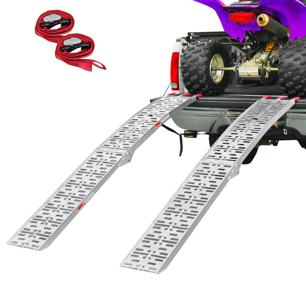 Mua Clevr 7.5' Folding Arched Aluminum Loading Truck Ramps (2 pc Set ...