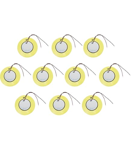 12Pcs 27mm Piezo disques avec fils Mic Drum Trigger CBG Pickup