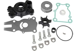 MARKGOO 63D-W0078-01-00 Water Pump Impeller Repair Kit with Housing for Yamaha Outboard 40 50 60 HP F40 F50 F60 C40 P40 C50 P