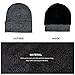 Vbiger Winter Warm Knit Hat + Scarf + Touch Screen Gloves ,Unisex 3 Pieces Knitted Set for Men Women (Grey) One Size