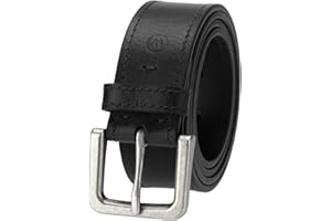 Wrangler Men’s Leather Belt, Country Casual Every Day Belt for Jeans