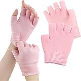 Xemz Pink Moisturizing Gloves Socks Set for Dry Hands Feet Skin Care Repair view 1