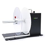 U.S. Solid Automatic Label Rewinder Machine, 1"/1.5"/3" Core Holder, Max Label Width 5.91", Bidirectional Rewinding