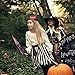 7 PCs Horror Party Decoration Bloody Weapons, Fake Weapons Dress Up Accessories For Haunted Houses Sickle, Axe, Saw, Scissors, Bloody Knives and Kids Halloween Cape