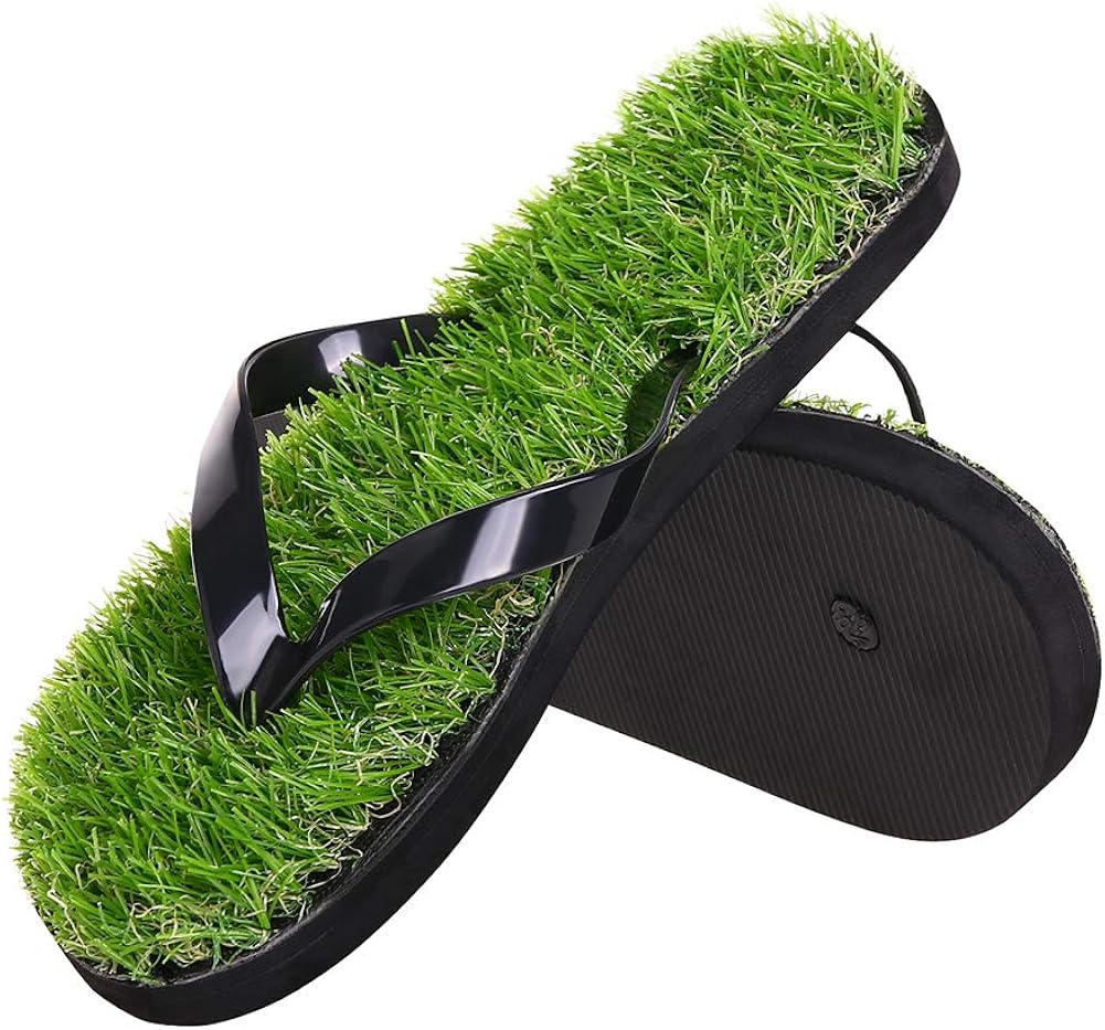 grass flip flops amazon