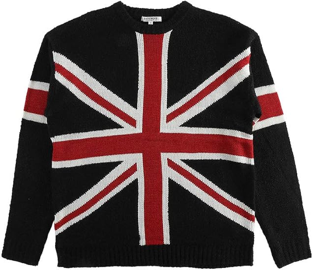 Amazon グラシアス ユニオンジャック ニット メンズ レディース イギリス 国旗 柄 セーター 長袖 セーター 通販