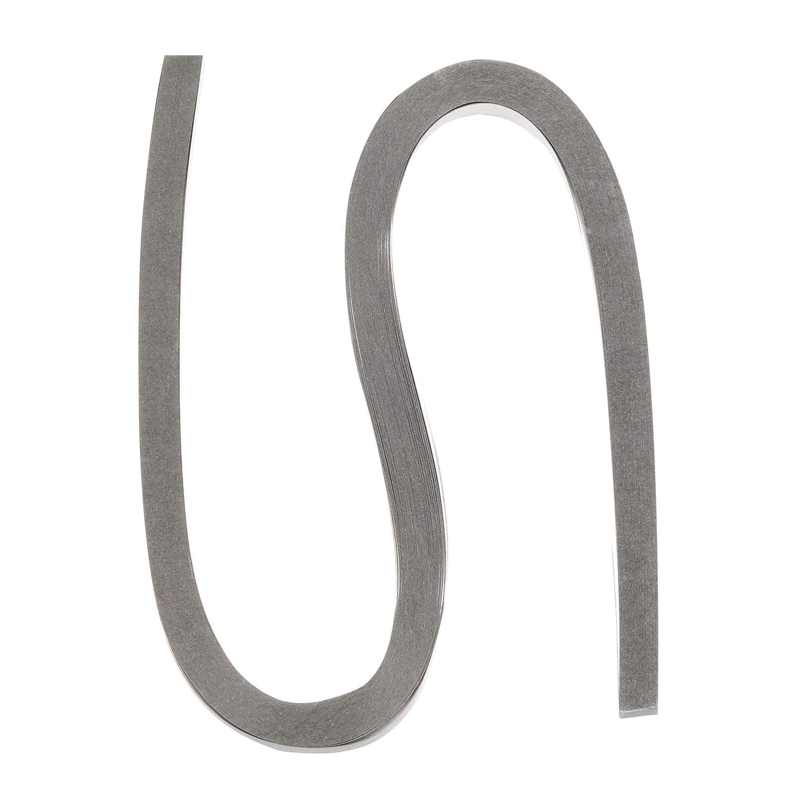 PATIKIL 60pcs Metallic Quilling Strips Paper 5mm(3/16") x 54cm Origami Paper Quilling Kits for Adults Beginner Art DIY Craft Christmas, Light Grey