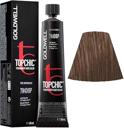 Goldwell Topchic 7NBP TFN Hair Colour - Permanent Hair Dye 7N Beige Pearl