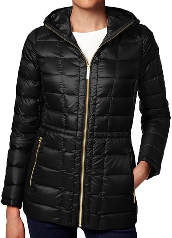 Michael Michael Kors Hooded Packable Down Puffer Coat