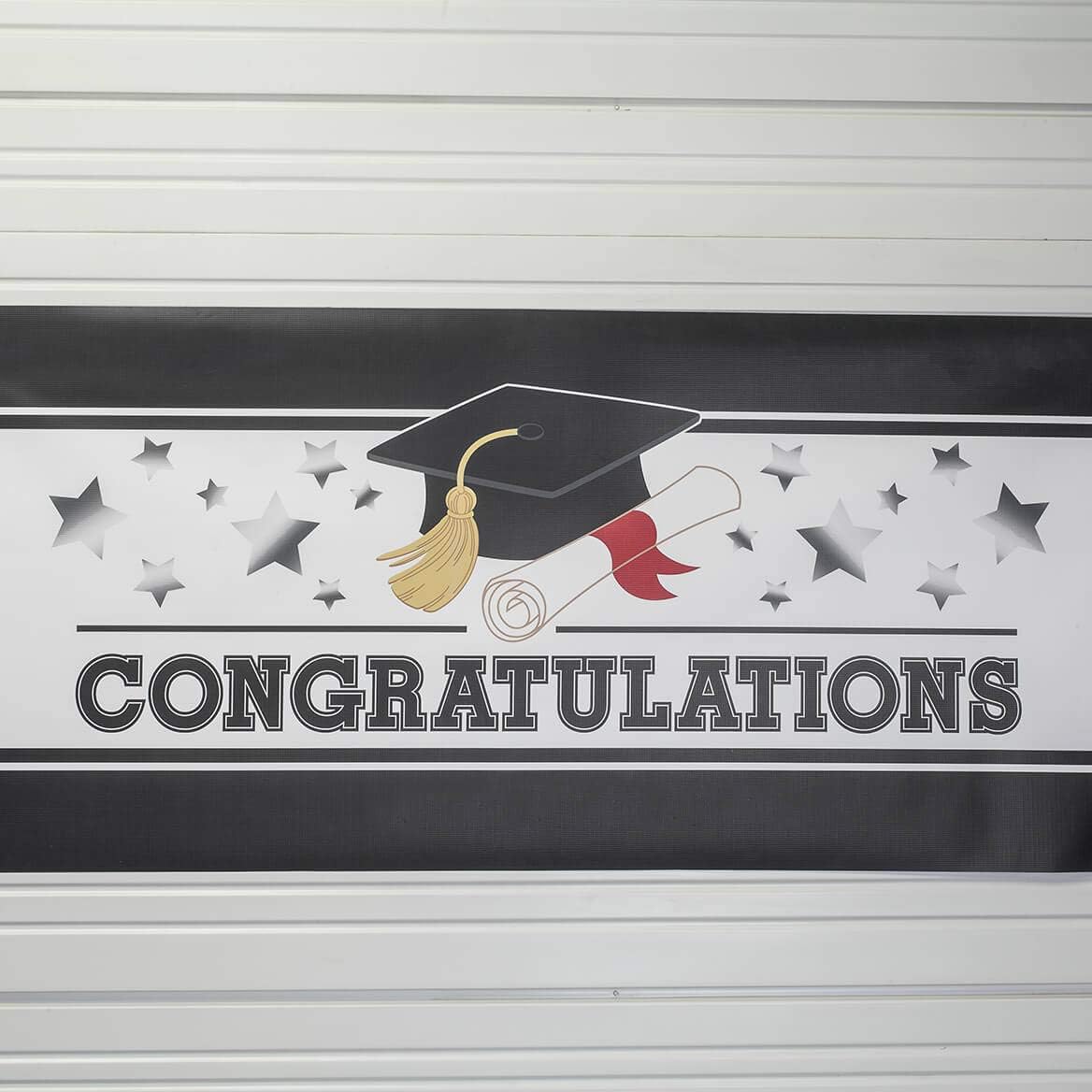 Amazon Com Fox Valley Traders Graduation Banner Premium 13 Oz