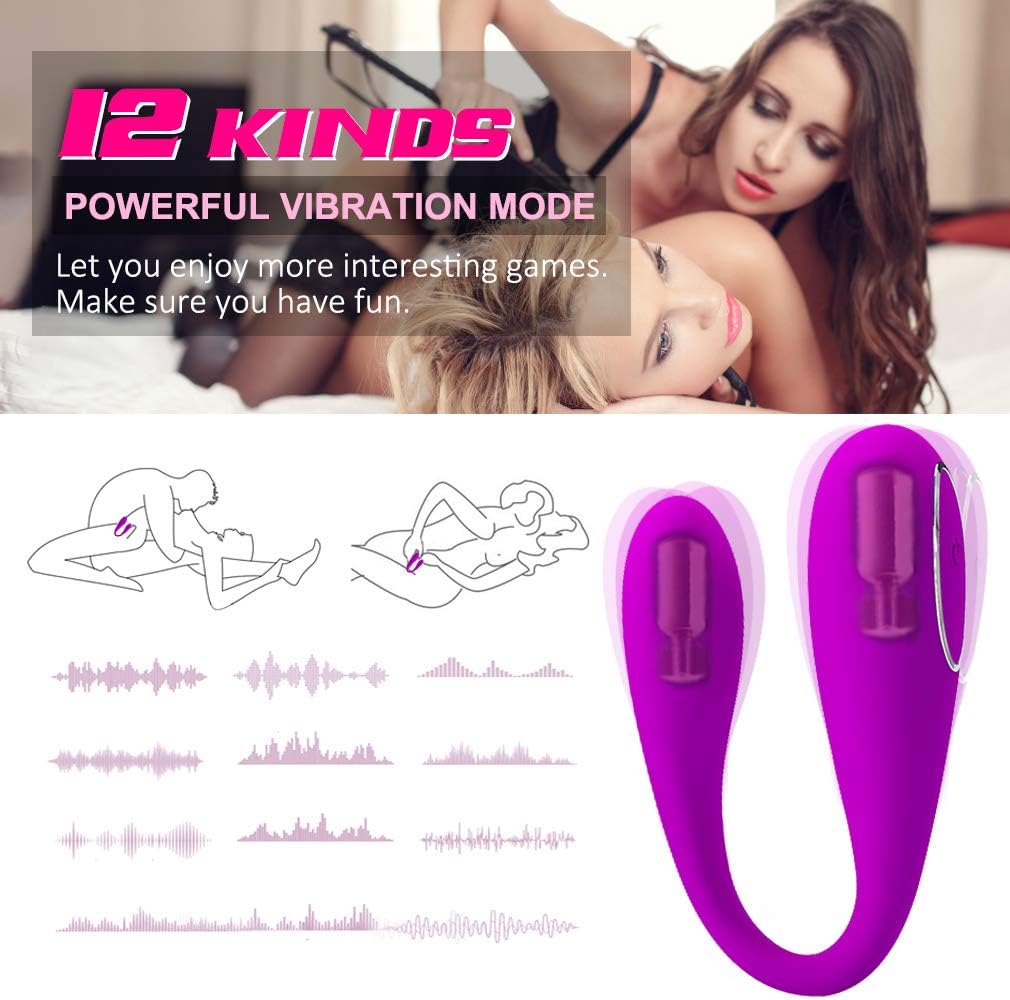 U-Shape Multi-Frequency Underwear with Remote for Women Waterproof USB Rechargeable Travel Portable Vibranting Wearable Panties for Women